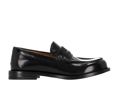 GUCCI Black Leather Loafers "Black"
