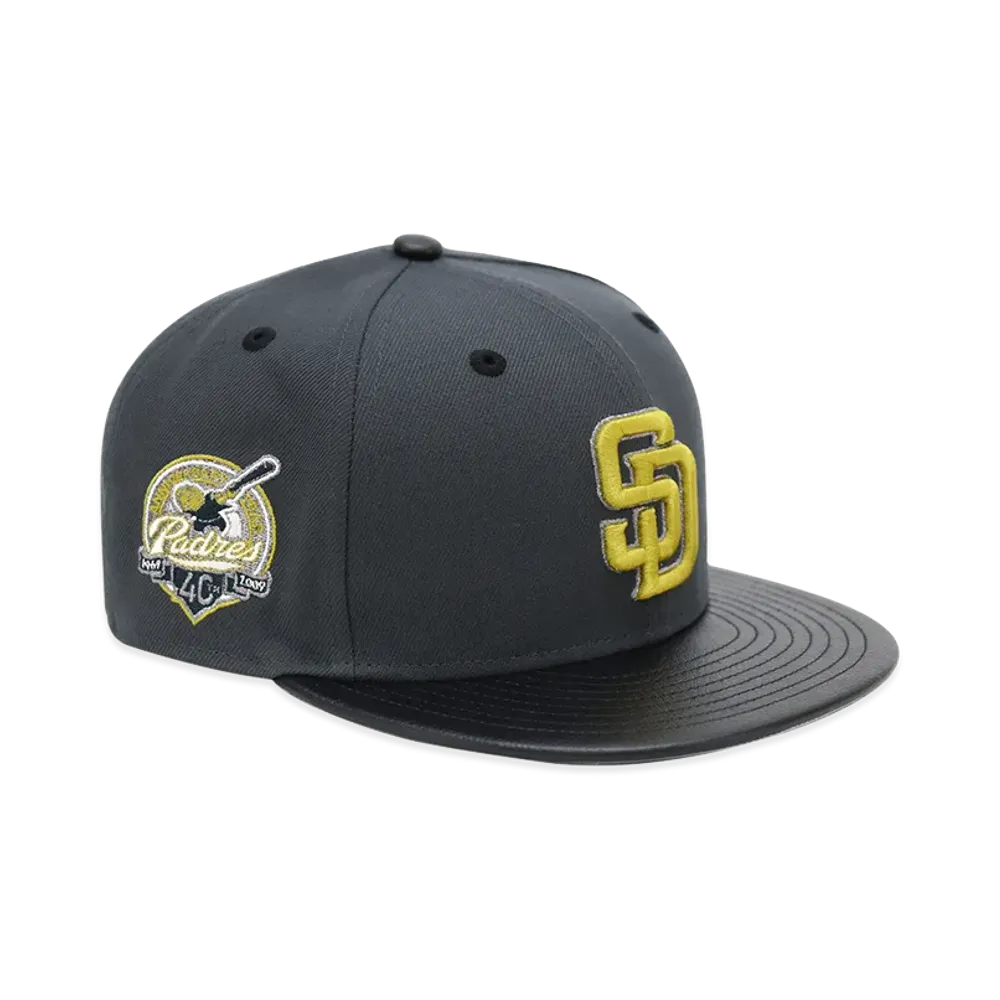 NEW ERA x THE CAP 59Fifty LVSR Series San Diego Padres "Graphite"