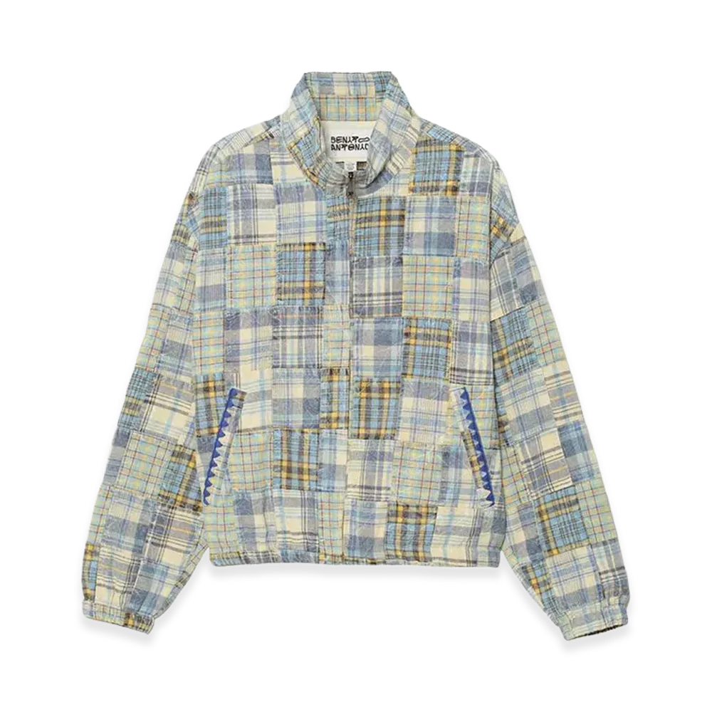 ZARA x Bad Bunny Benito Antonio Relaxed Fit Patchwork Check Jacket "Multicolor"