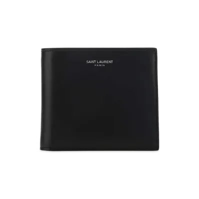 Saint Laurent Leather Wallet "Black"