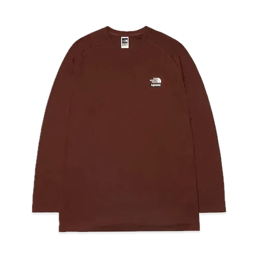 Supreme x The North Face Base Layer L/S Top "Brown"