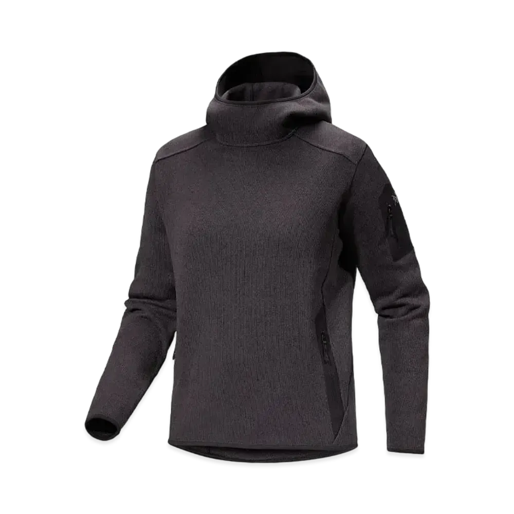 ARC'TERYX Women's Covert Pullover Hoodie X000005741 "Black Hether"
