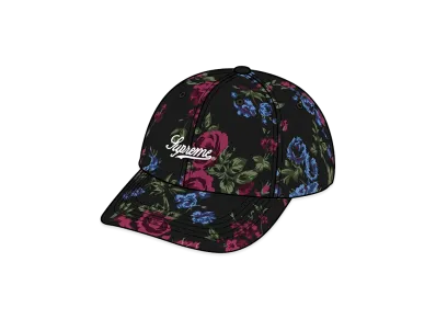 Supreme Floral Flannel 6-Panel "Black"