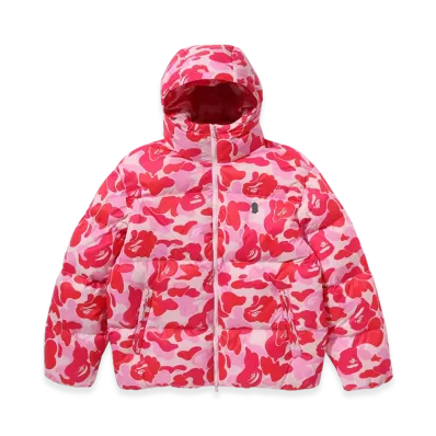 A BATHING APE Down Jacket "Pink"