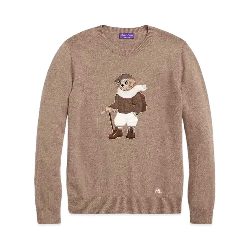 Polo Ralph Lauren Polo Bear Cashmere Sweater "Brown"