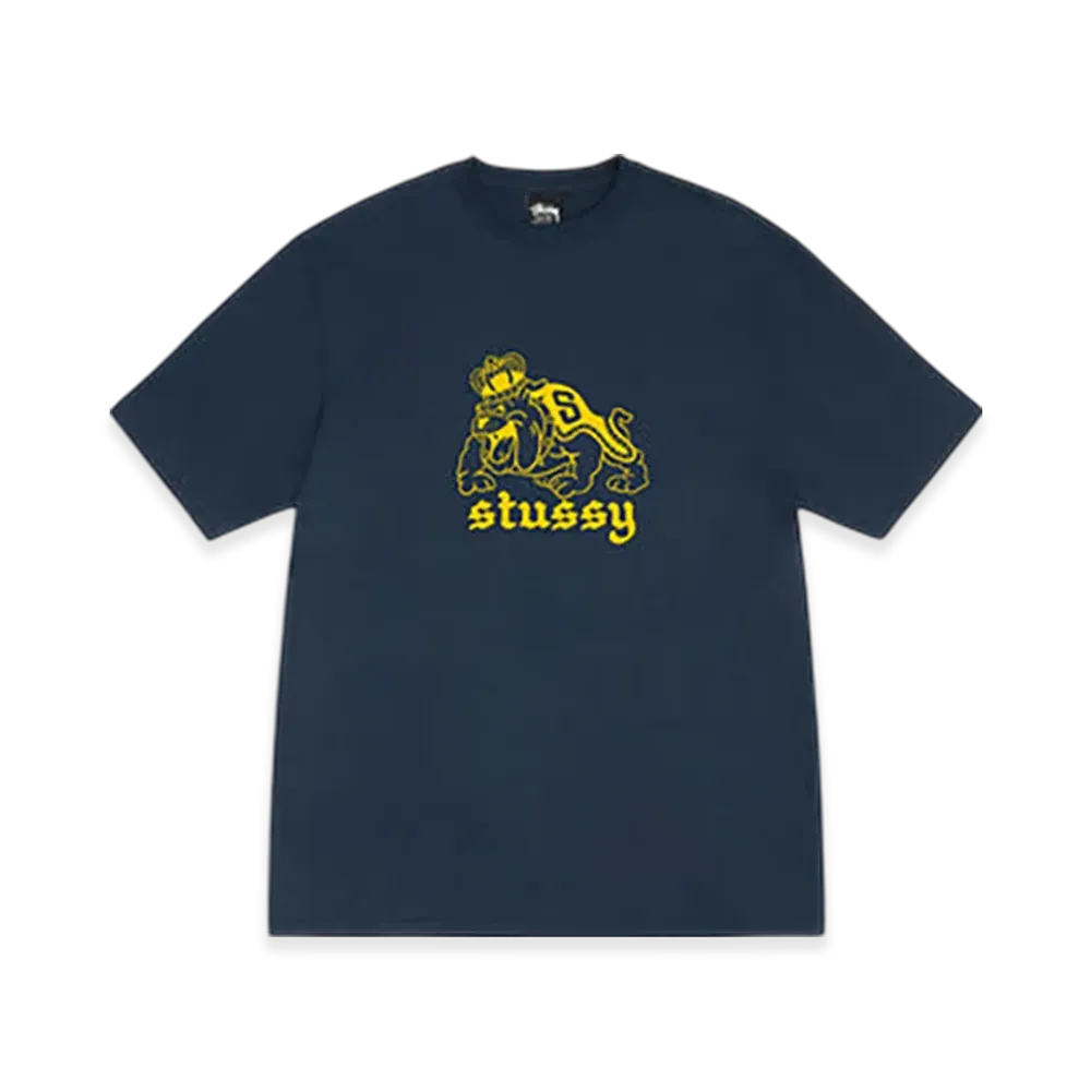 Stussy Bulldog Tee "Navy"