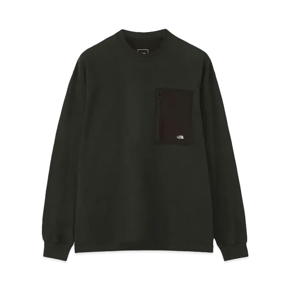The North Face Long Sleeve Field Pocket Tee "Black"