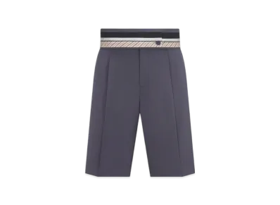 Dior Bermuda Shorts Wool Twill "Gray"