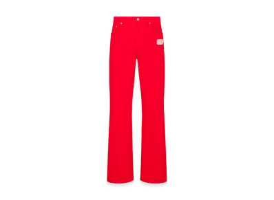 Dior Christian Dior Couture Organic Twill Jeans "Red"
