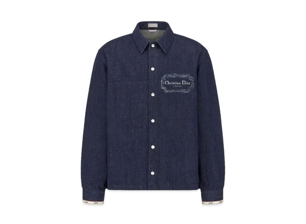 Dior x Duncan Grant & Charleston Cotton Overshirt "Navy"