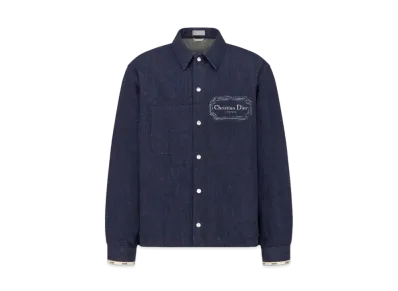 Dior x Duncan Grant & Charleston Cotton Overshirt "Navy"