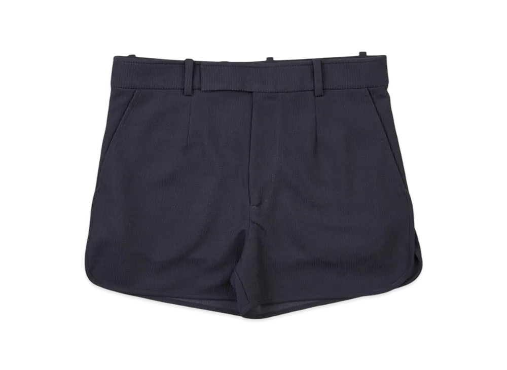 Dior Cropped Shorts Cotton Blend Jersey "Grey"
