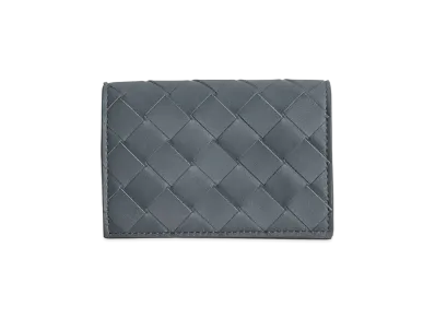 Bottega Veneta Business Card Holder "Slate"