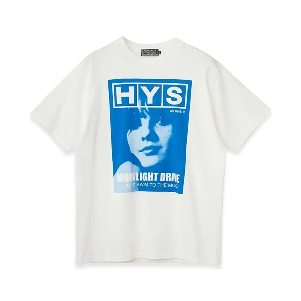 HYSTERIC GLAMOUR Moonlight Drive Tee "White"