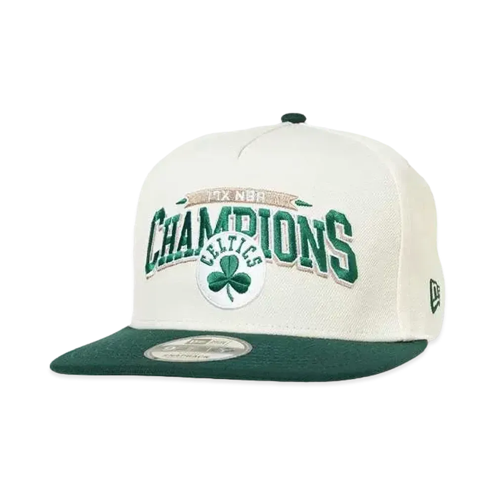 NEW ERA 950AF NBA CHAMPION BOSCEL "CHROME/DARK GREEN"