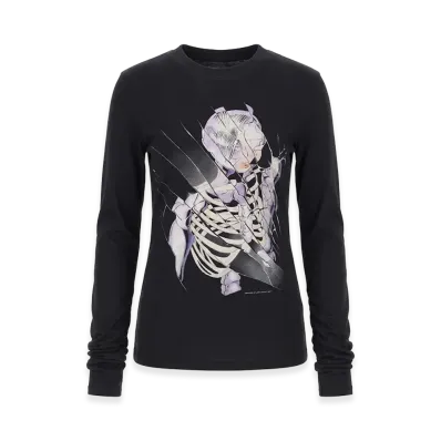OUR LEGACY Women's Long Sleeve T-Shirts "Black"