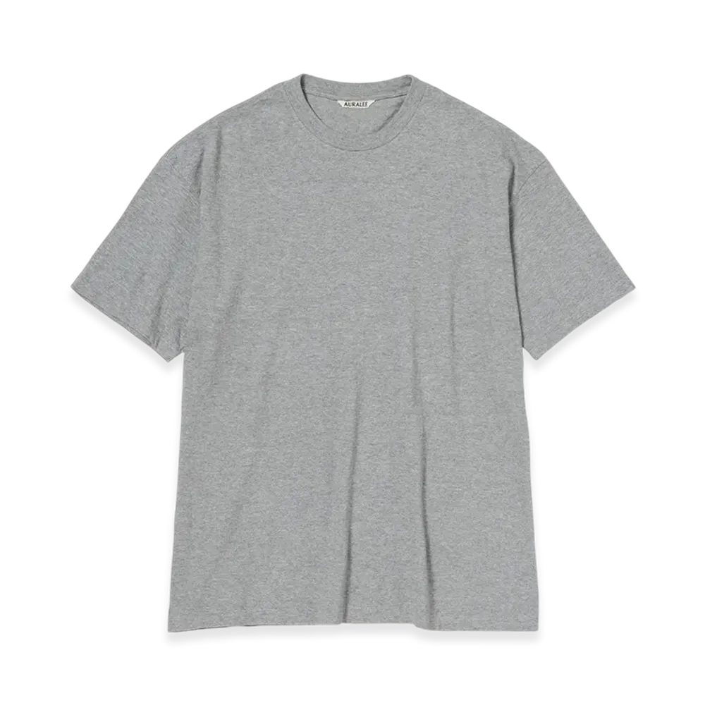 AURALEE Seamless Crew Neck Tee "Top Gray"