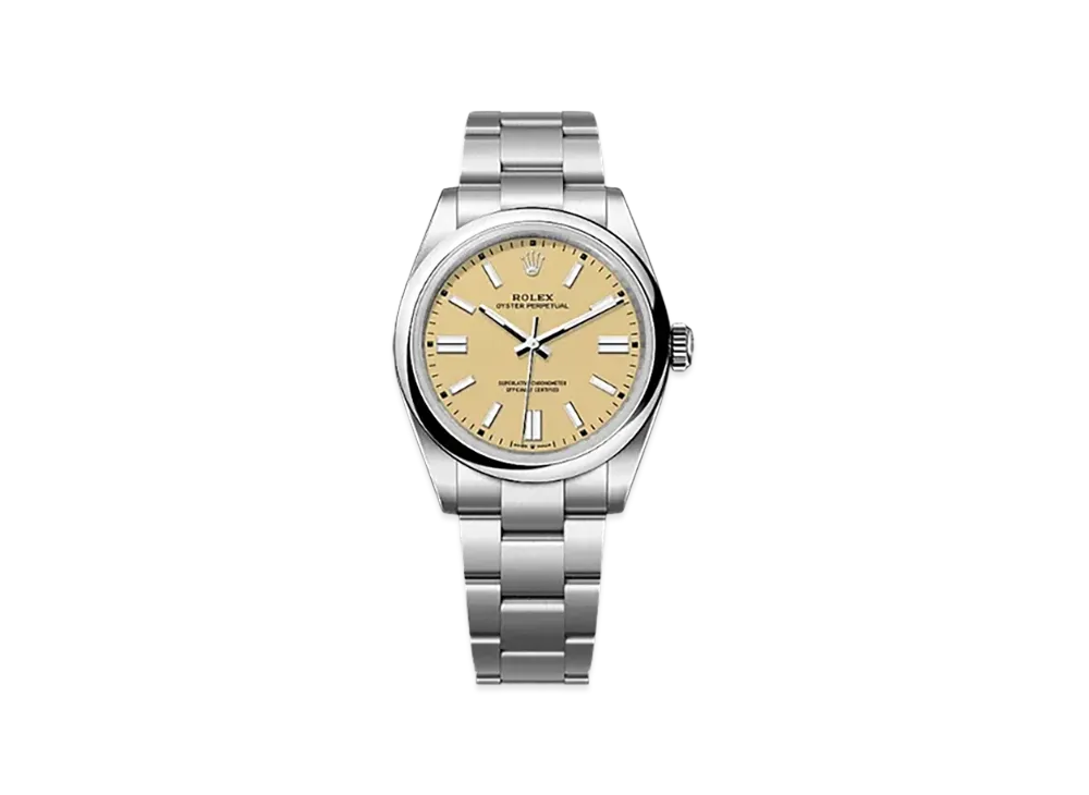 ROLEX Oyster Perpetual 41mm Oystersteel 134300 "Beige"