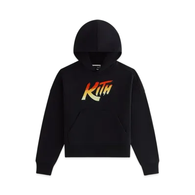 Kith x Capcom Kids Street Fighter Flame Nelson Hoodie "Black"