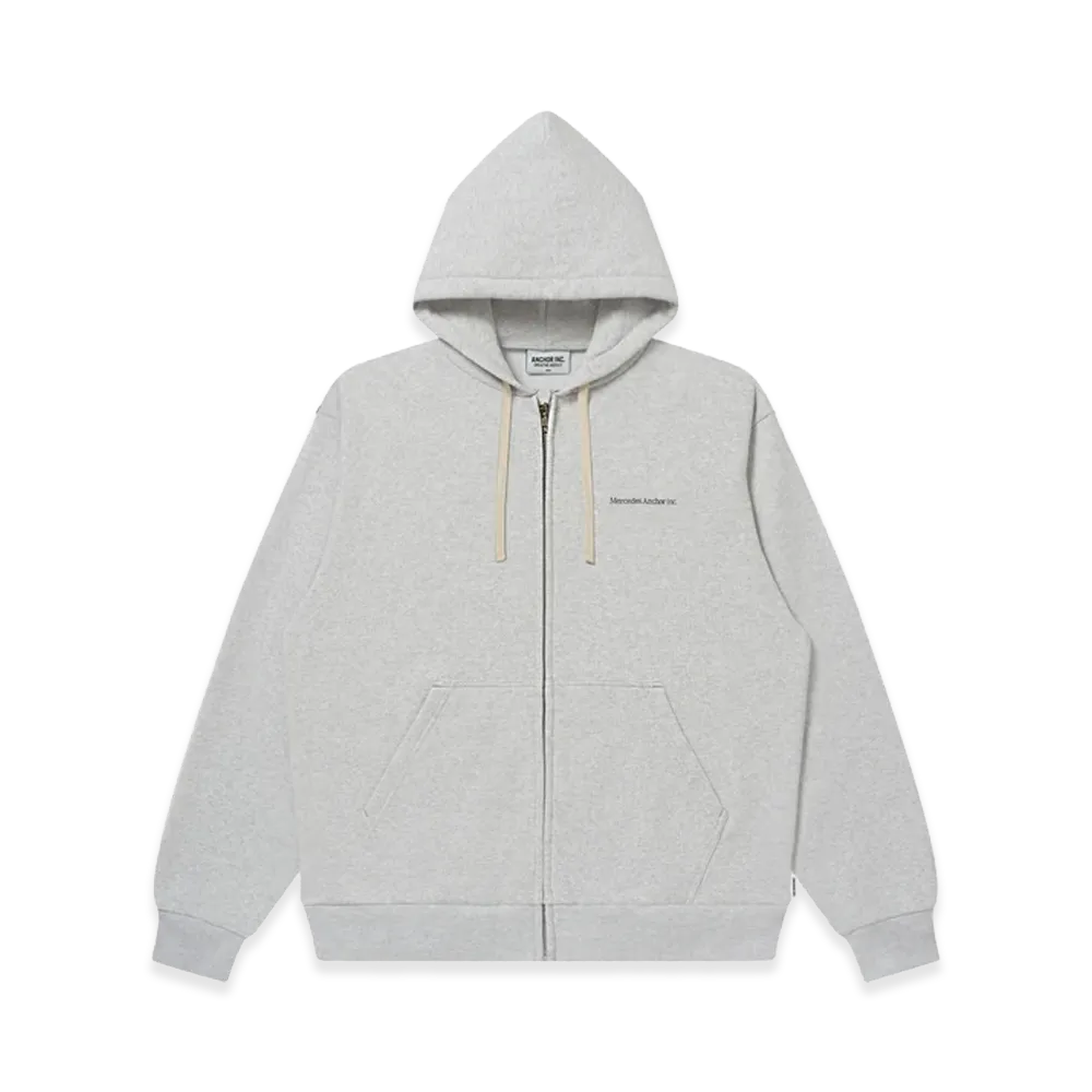 Mercedes Anchor inc. Logo Zip Hoodie "Ash"