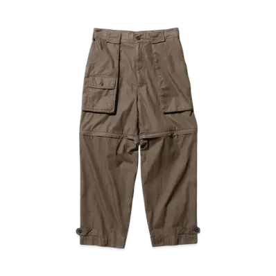 BEAMS Bush Pants ll CO/NY Garment Dye "ChacoalGray"