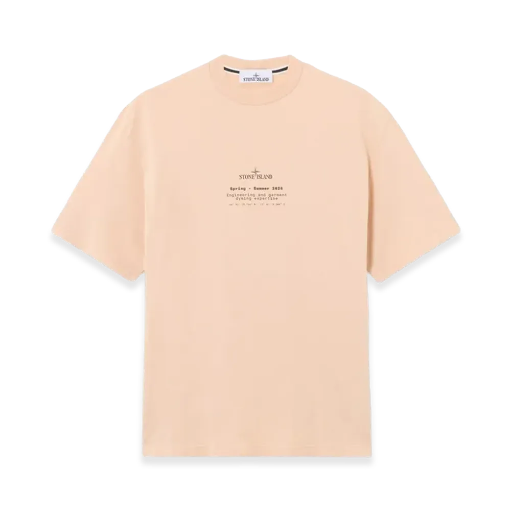 Stone Island 2100001 Organic Cotton Jersey "Plaster Pink"
