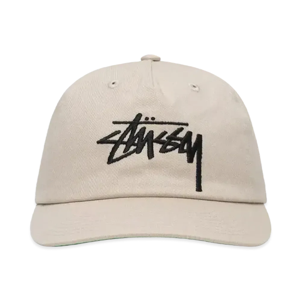 Stussy Mid-Depth Big Stock Snapback "Tan"