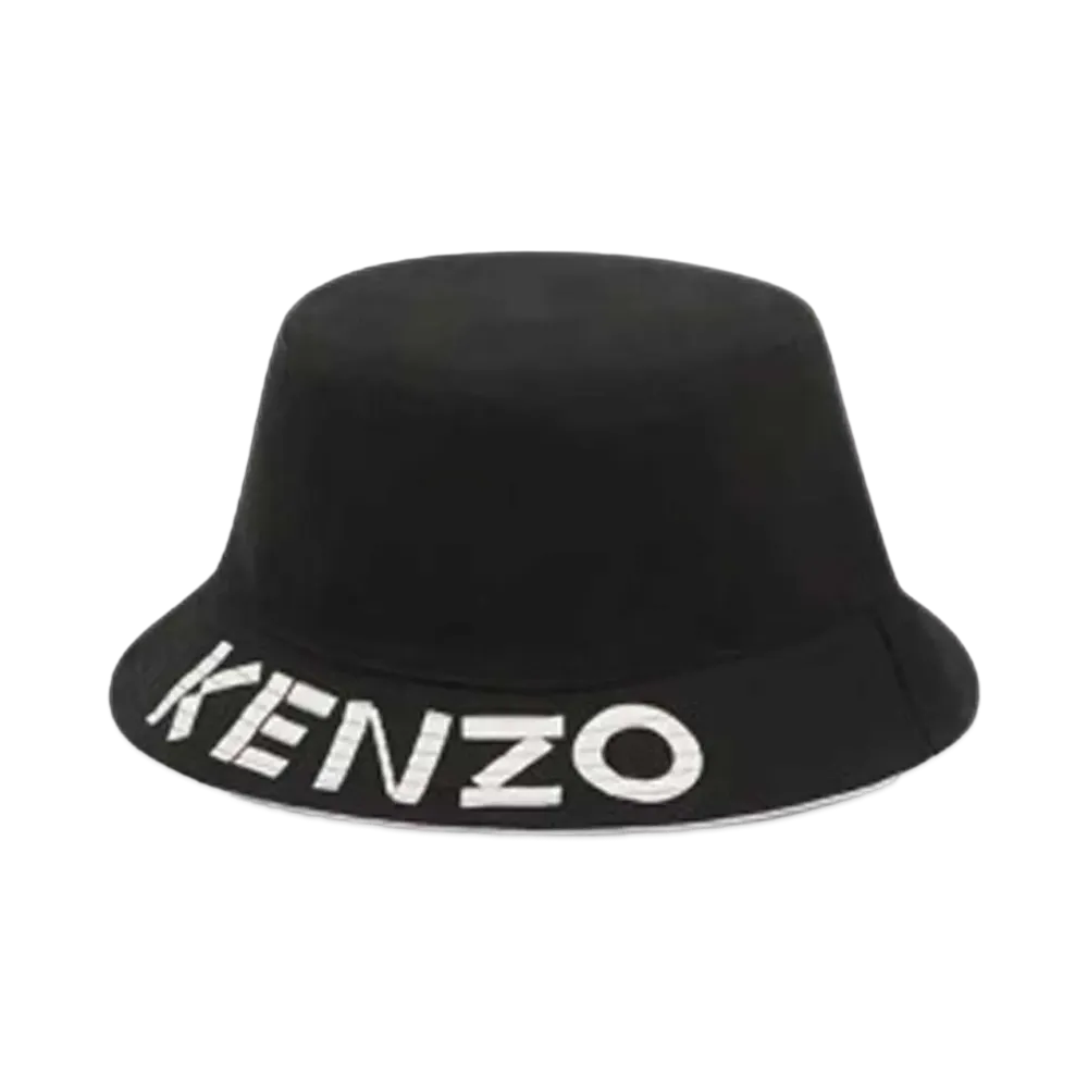 KENZO 'GRAPHY' Reversible Bucket Hat "Black"