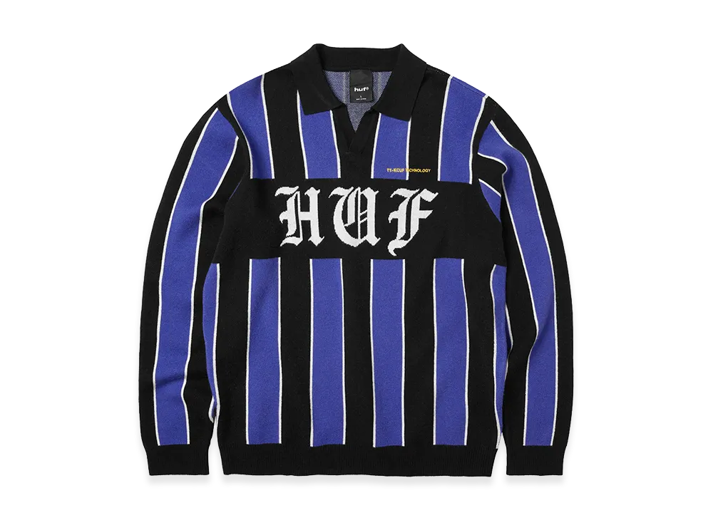 HUF Midfield Jersey Sweater "Electric Blue"