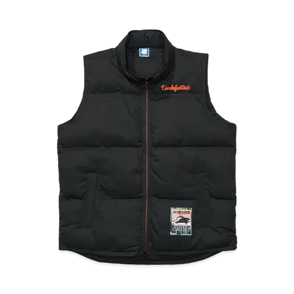 UNDEFEATED OUTDOOR PUFFER VEST - 40043 "Black"