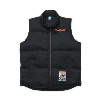 UNDEFEATED OUTDOOR PUFFER VEST - 40043 "Black"