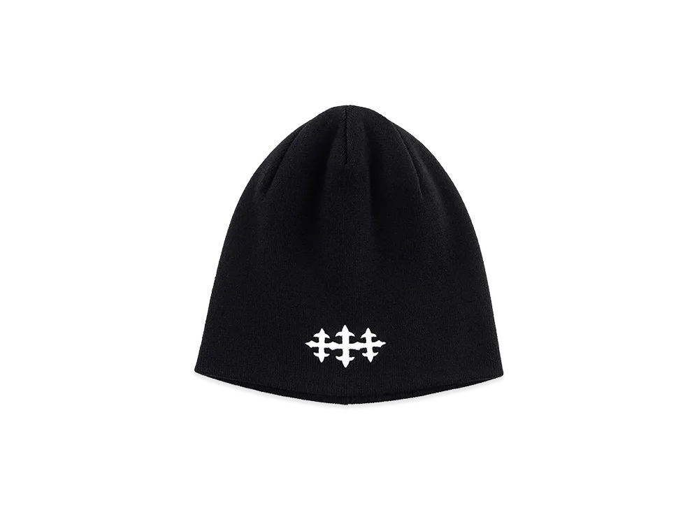 SUPPLIER Micro Triple Cross Beanie "Black"