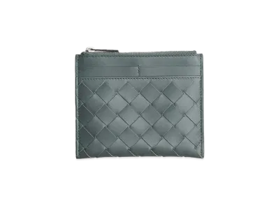 Bottega Veneta Zipped Wallet "Slate"