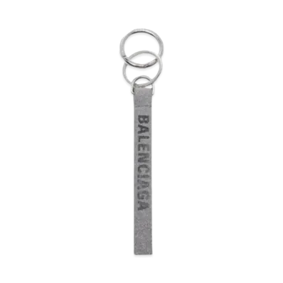 BALENCIAGA Everyday Everyday Shiny Key Ring "Silver"