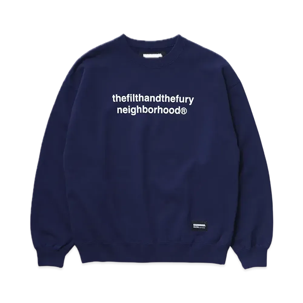 NEIGHBORHOOD Solid Sweat Shirt LS "Navy"