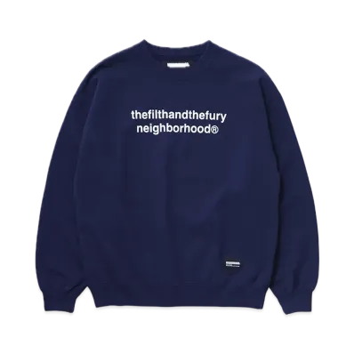 NEIGHBORHOOD Solid Sweat Shirt LS "Navy"