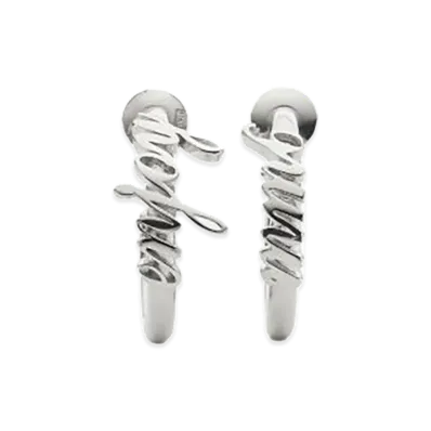 MM6 Maison Margiela Women's Earrings "Silver"