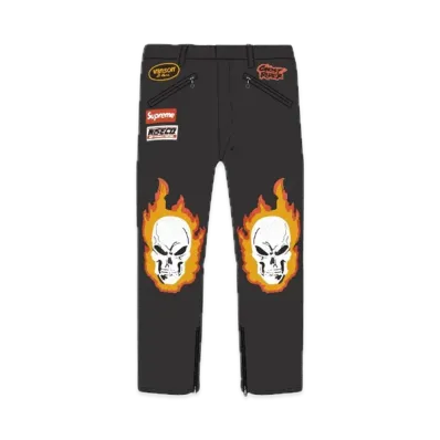 Supreme x Vanson Leathers Ghost Rider© Pant "Black"