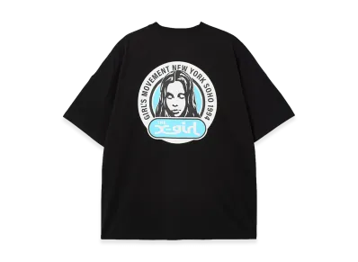 X-Girl Women's Circle Logo And Face S/S Big Tee Dress "Black"