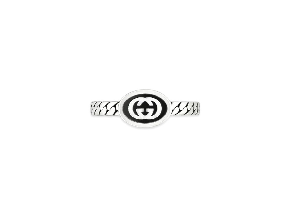 GUCCI Thin Interlocking G Ring