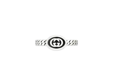 GUCCI Thin Interlocking G Ring