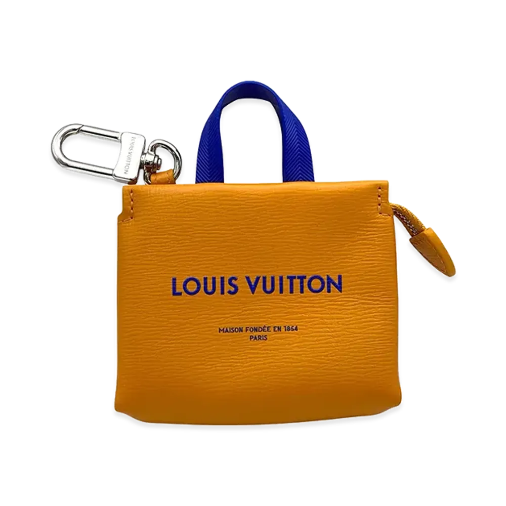 Louis Vuitton Bag Charm LV Mini Shopper "Orange"