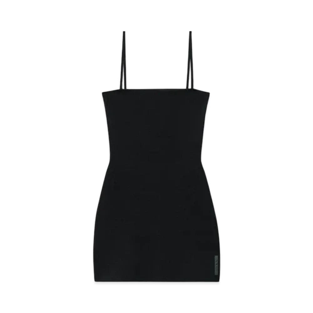Alexander Wang Cupro Knit Cami Mini Dress "Black"