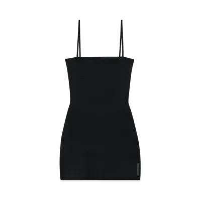 Alexander Wang Cupro Knit Cami Mini Dress "Black"