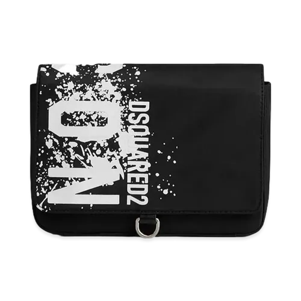 Dsquared2 Icon Splash Crossbody "Black"