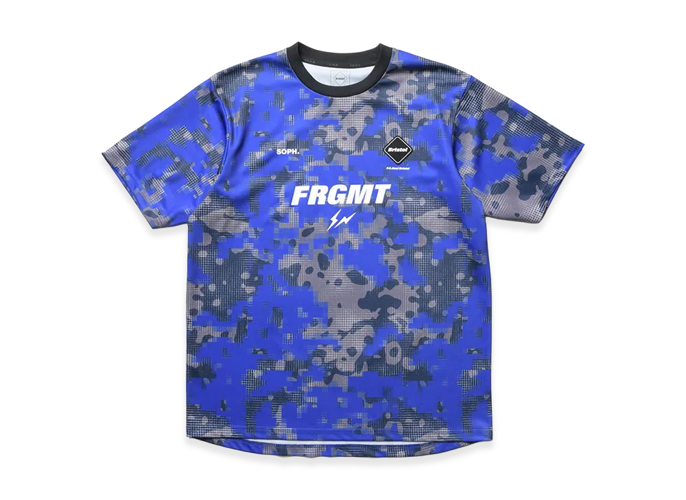 F.C.Real Bristol x FRAGMENT Camouflage S/S Top "A (Pixel Camo)"