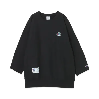 Champion x UNDERCOVER Reverse Weave Cut Off Crew Neck Sweatshirt "Black"