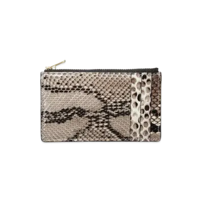 WACKO MARIA SPEAK EASY / PYTHON LEATHER COIN CASE "White"
