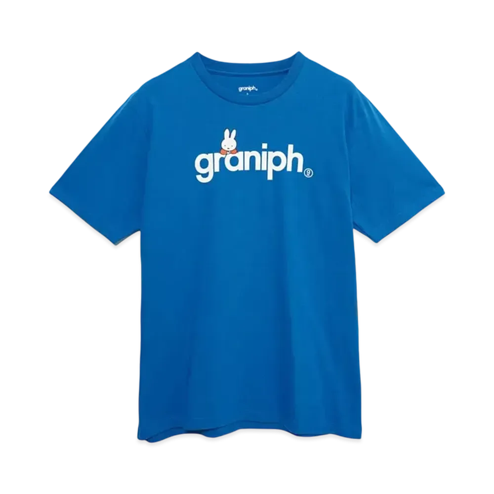 graniph x Miffy Logo T-Shirt "Magellan Blue"