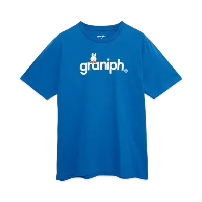 graniph x Miffy Logo T-Shirt "Magellan Blue"